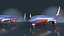 Southwest Airlines Boeing 737-900 with Cabin and Doors Rigged for Cinema 4D 3D model
