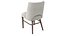 Chaise de salle à manger Myra en flanelle Savile Burke Decor