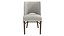 Chaise de salle à manger Myra en flanelle Savile Burke Decor
