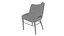Chaise de salle à manger Myra en flanelle Savile Burke Decor