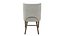 Chaise de salle à manger Myra en flanelle Savile Burke Decor