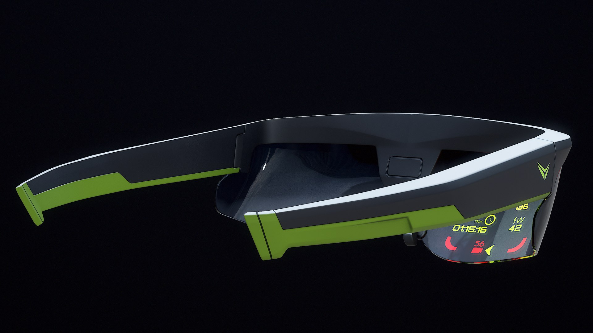 Futuristic Hi-Tech Glasses Raptor 2022 PBR 3D - TurboSquid 1995878