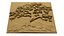 Modern Majestic Bonsai Tree Relief Wall Panel STL CNC 107