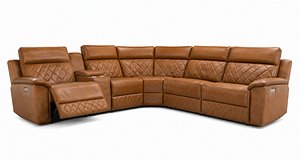 Luxury Recliner Sectional Sofa 3D Model Premium PBR Asset Home model