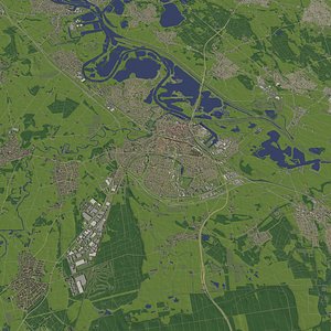 Roermond Netherlands - city and urban 3D model