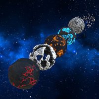 Pack of dead planets