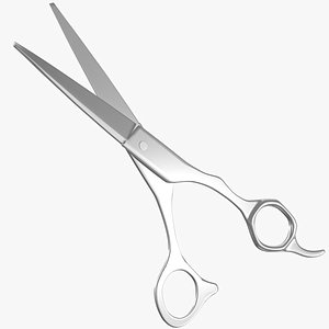 Scissors Low Poly 3D Model