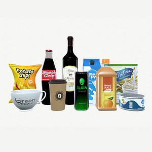 Collection 10 Products Food and Drink Game Ready