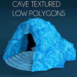 cavern polygons bumpmap 3d model