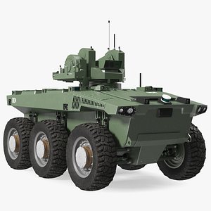 3D model Smart Military Robot Rigged