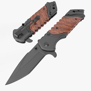 Pocket Knife 3D Model - Ready to Render