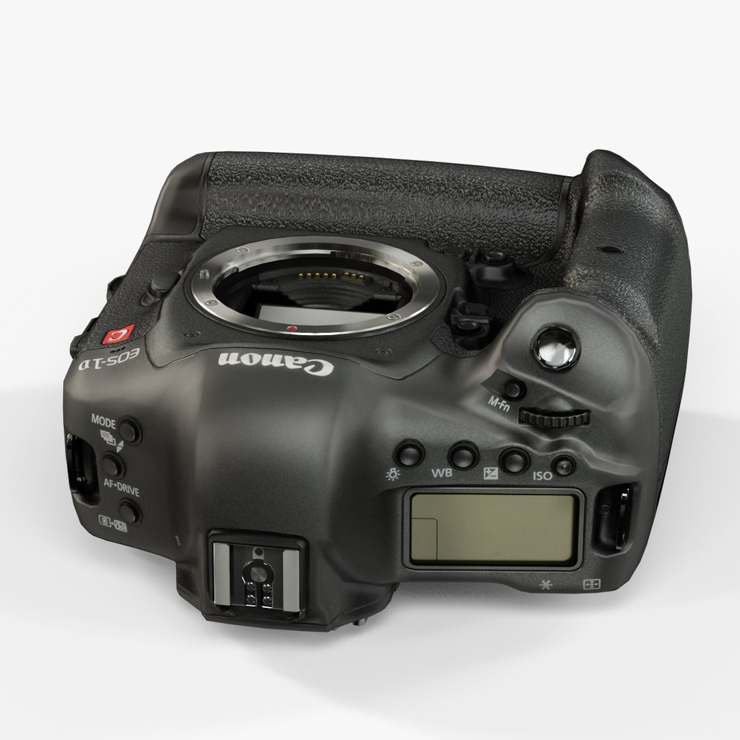 3d Model Canon Eos-1d C 4k
