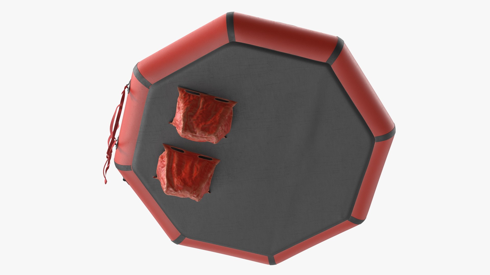 Advanced Life Raft With Extras Red 3D Model - TurboSquid 2302551
