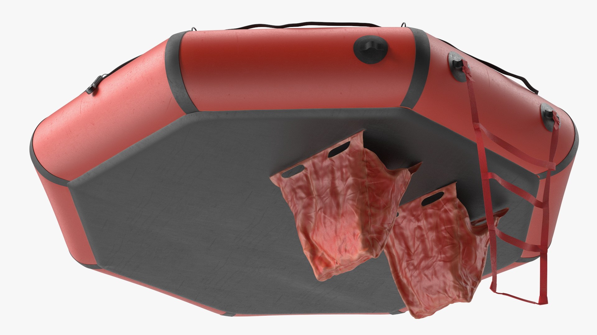 Advanced Life Raft With Extras Red 3D Model - TurboSquid 2302551