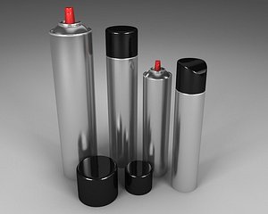 spray bottle 3d model