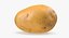 Unpeeled Raw Potato 3D Model