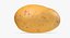 Unpeeled Raw Potato 3D Model