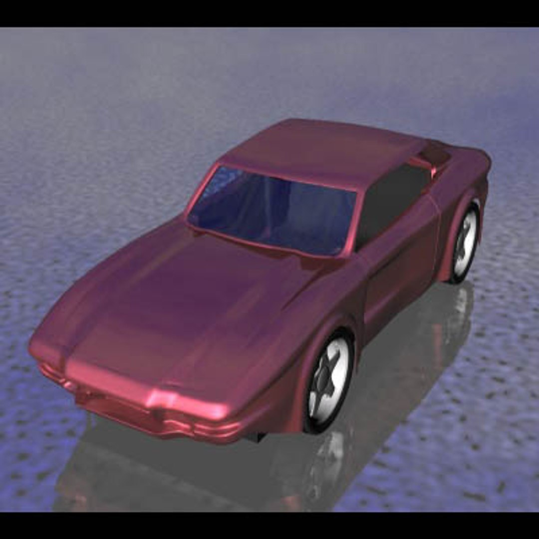 Custom Street Rod B-rod 3d 3ds