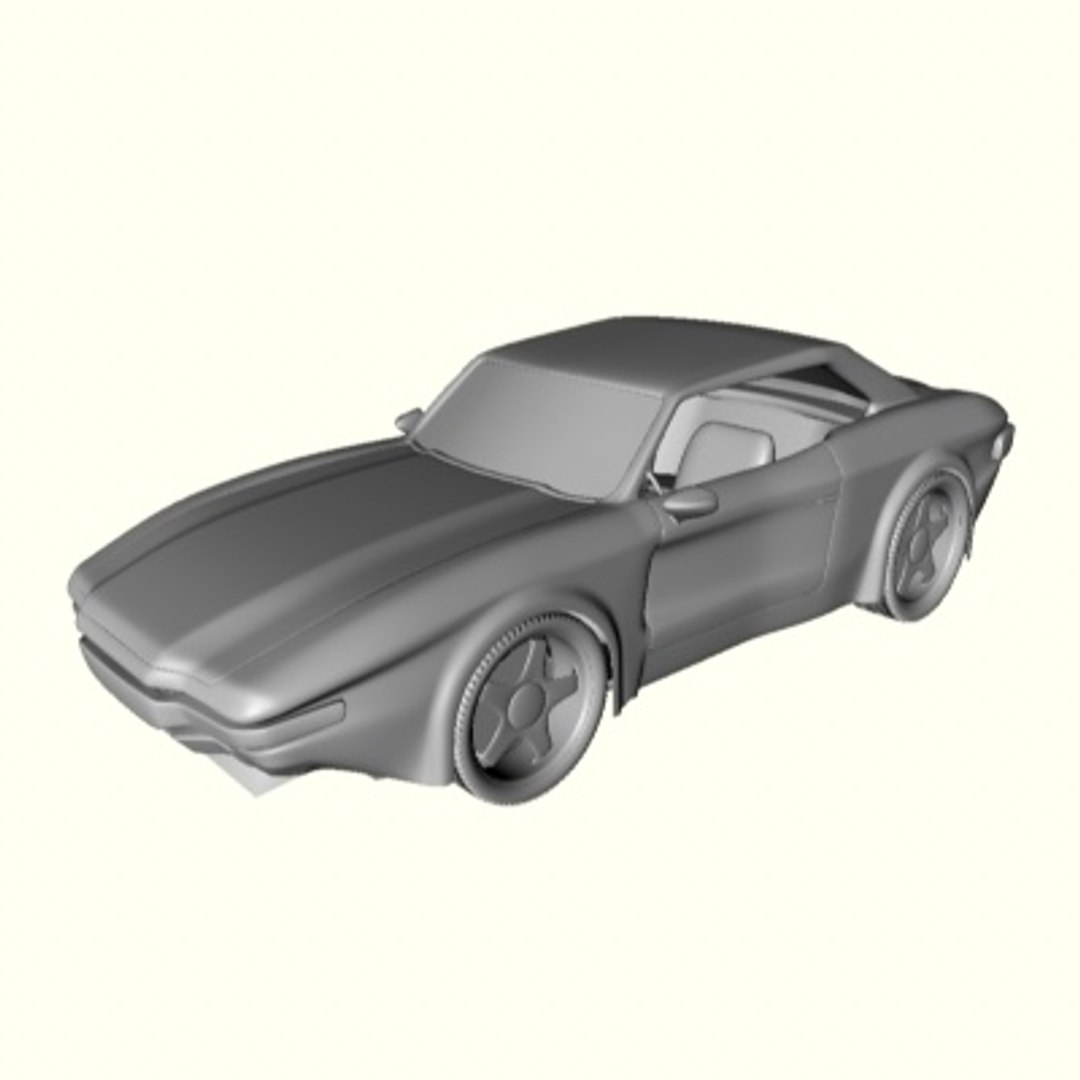 Custom Street Rod B-rod 3d 3ds