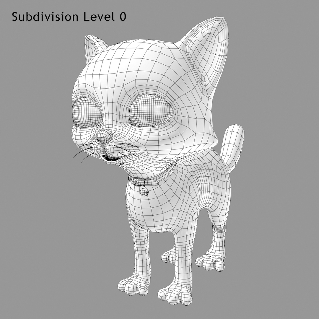 3d Cat Cartoon 3d Cat Cartoon