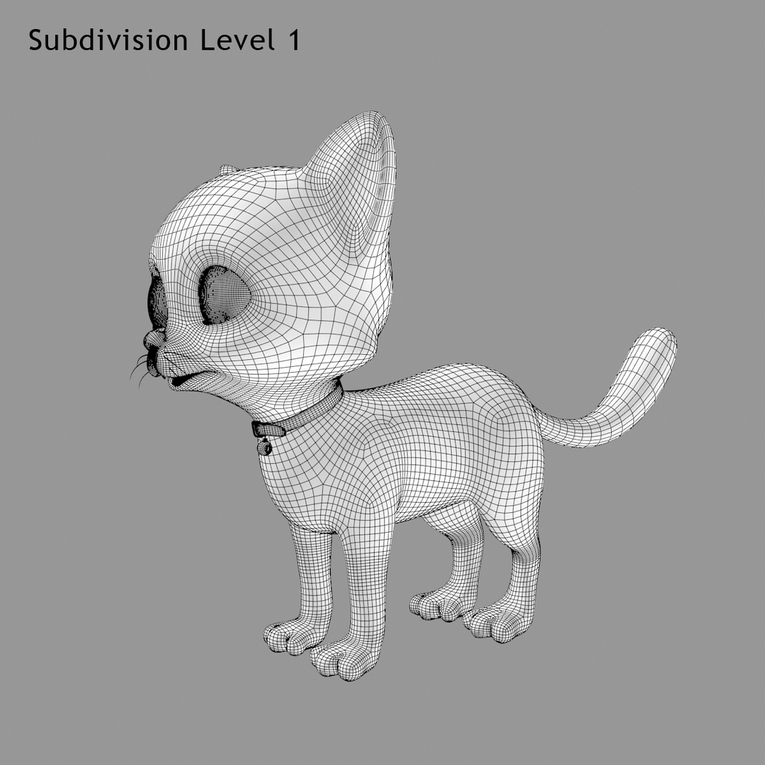 3d Cat Cartoon 3d Cat Cartoon