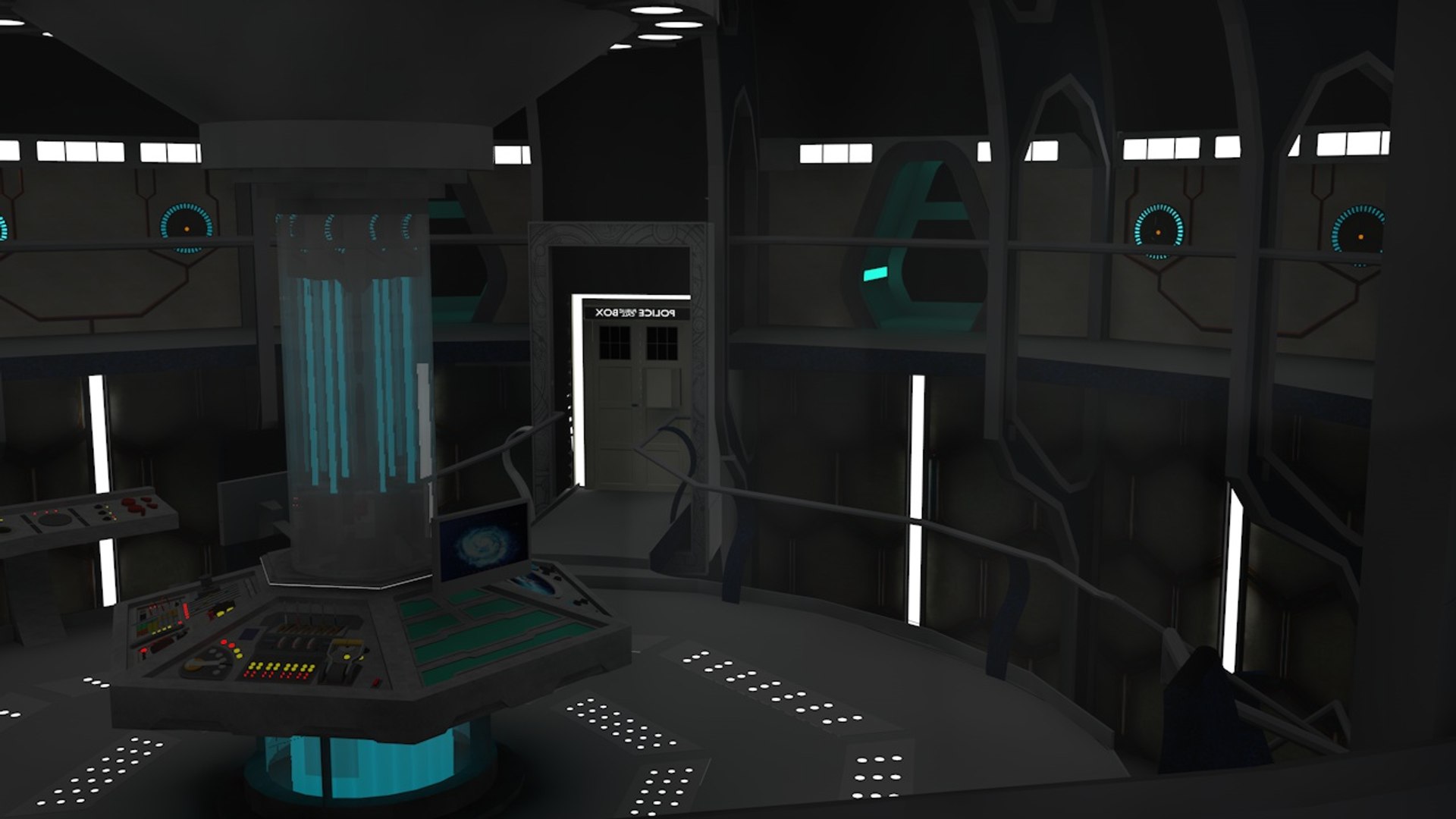 Interior Tardis 3d 3ds