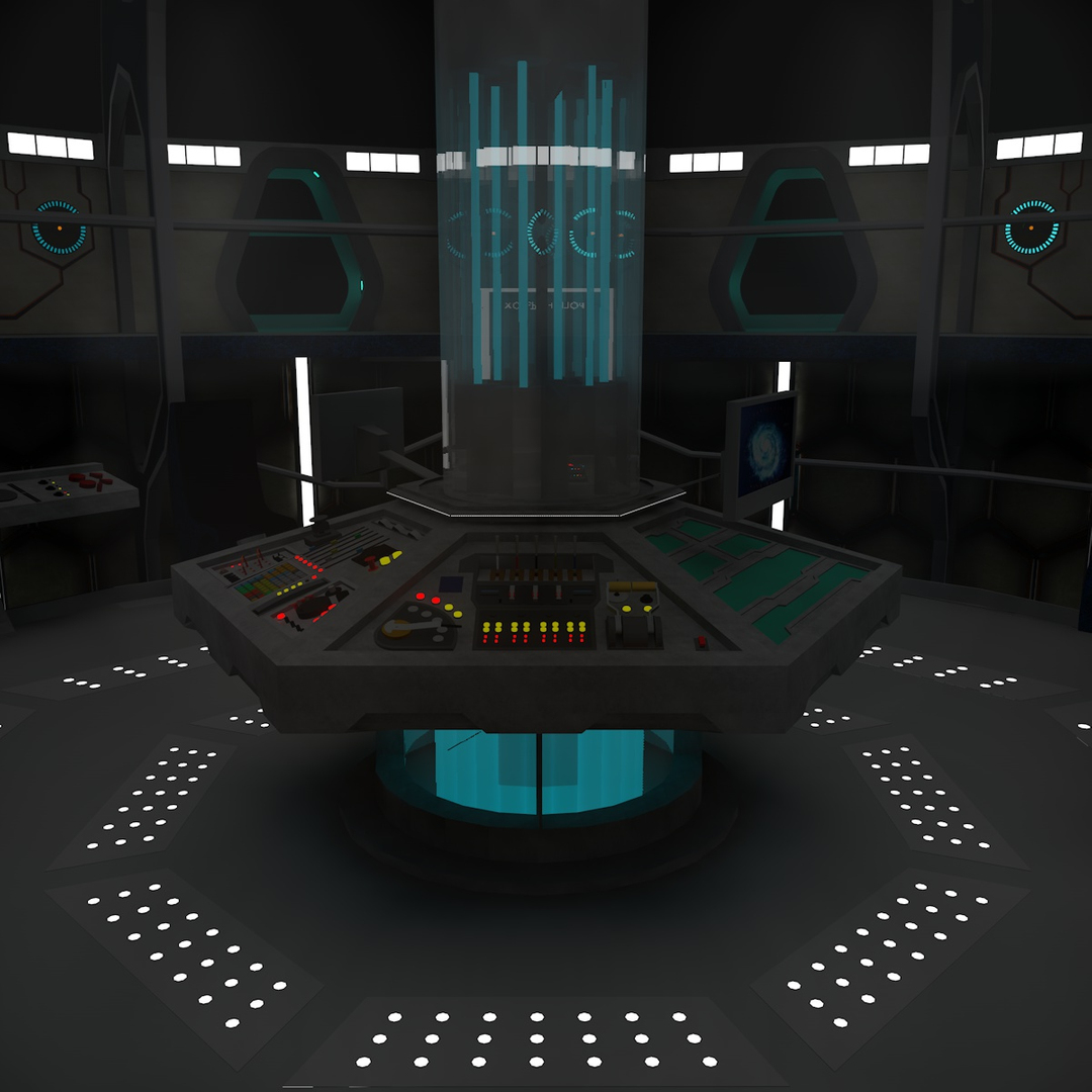 Interior Tardis 3d 3ds