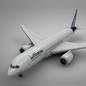 boeing 787 dreamliner lufthansa model