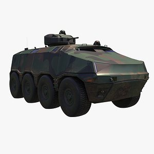 Concept Modern Armored Personnel Carrier with 4 Skins
