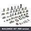 Collection de kits de maquettes de bâtiments PBR