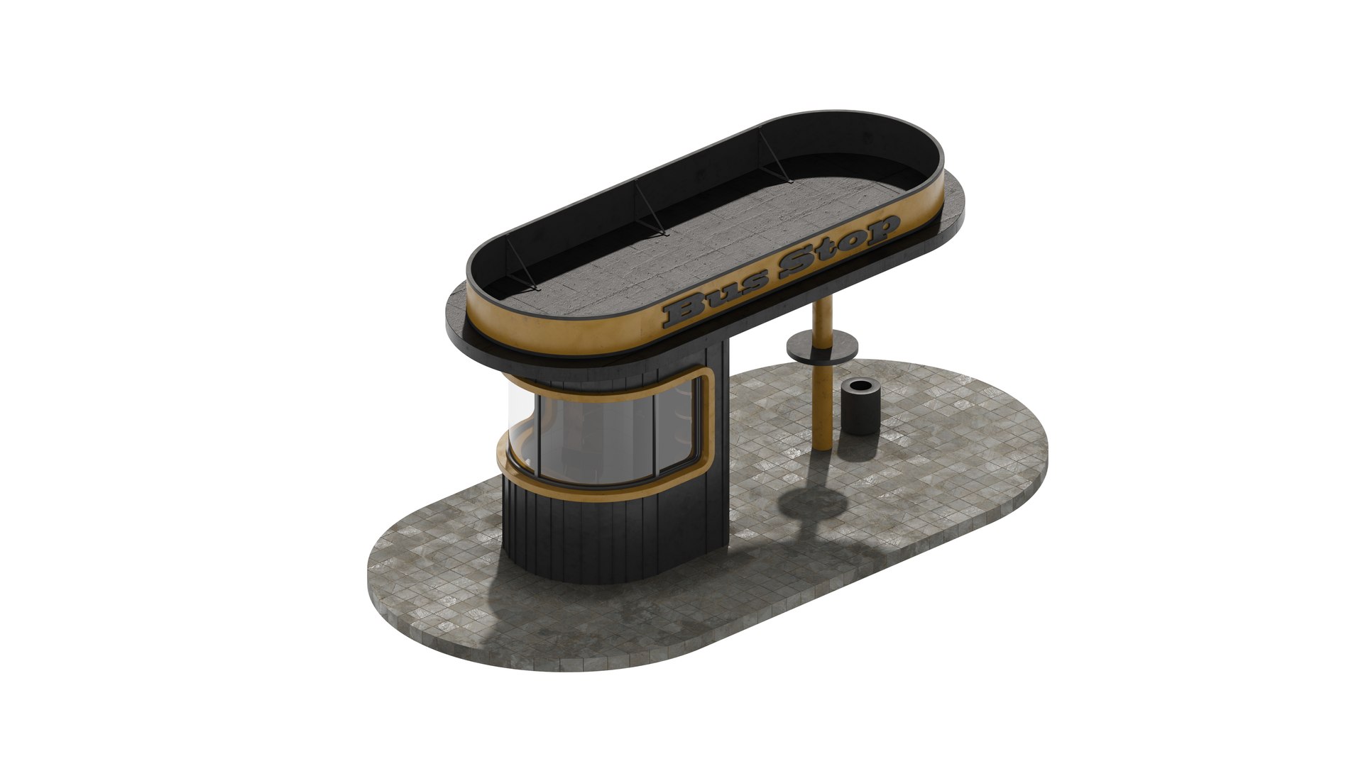 Street Set Model 3D - TurboSquid 2115860