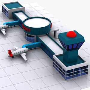 Cartoon Airport