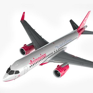 ANIMAWINGS Airbus A220-300 L2322 3D