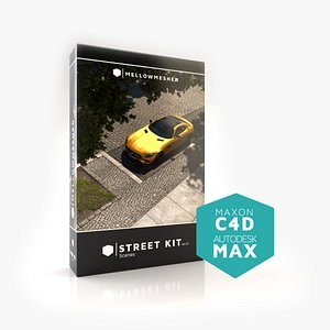 3D model scenes street kit