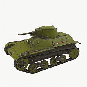 type 97 te-ke tankette 3D model