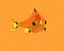 gold fish 3d model