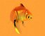 gold fish 3d model