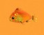 gold fish 3d model