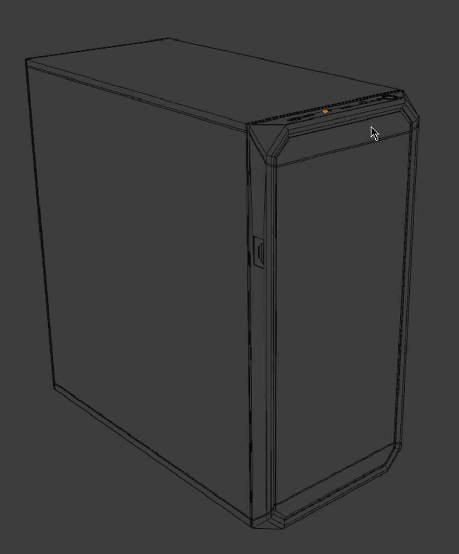 Free 3D pc case model TurboSquid 1687734