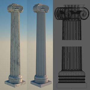 Ionic Corner Column 2