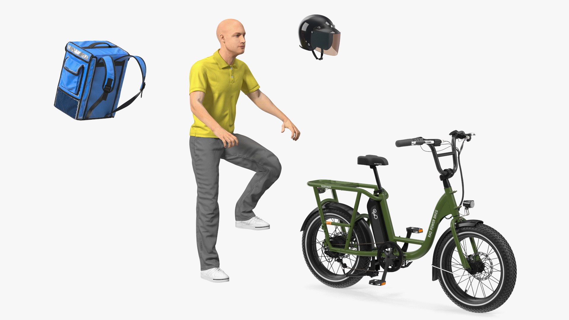 Deliveryman Rides on E-Bike RadRunner 3D model https://p.turbosquid.com/ts-thumb/AQ/ZG0lre/Nt/deliverymanridesonebikeradrunner3dmodel030/jpg/1705067797/1920x1080/fit_q87/87a9ed787cdb78884b3ff9b5b042000a9140982a/deliverymanridesonebikeradrunner3dmodel030.jpg