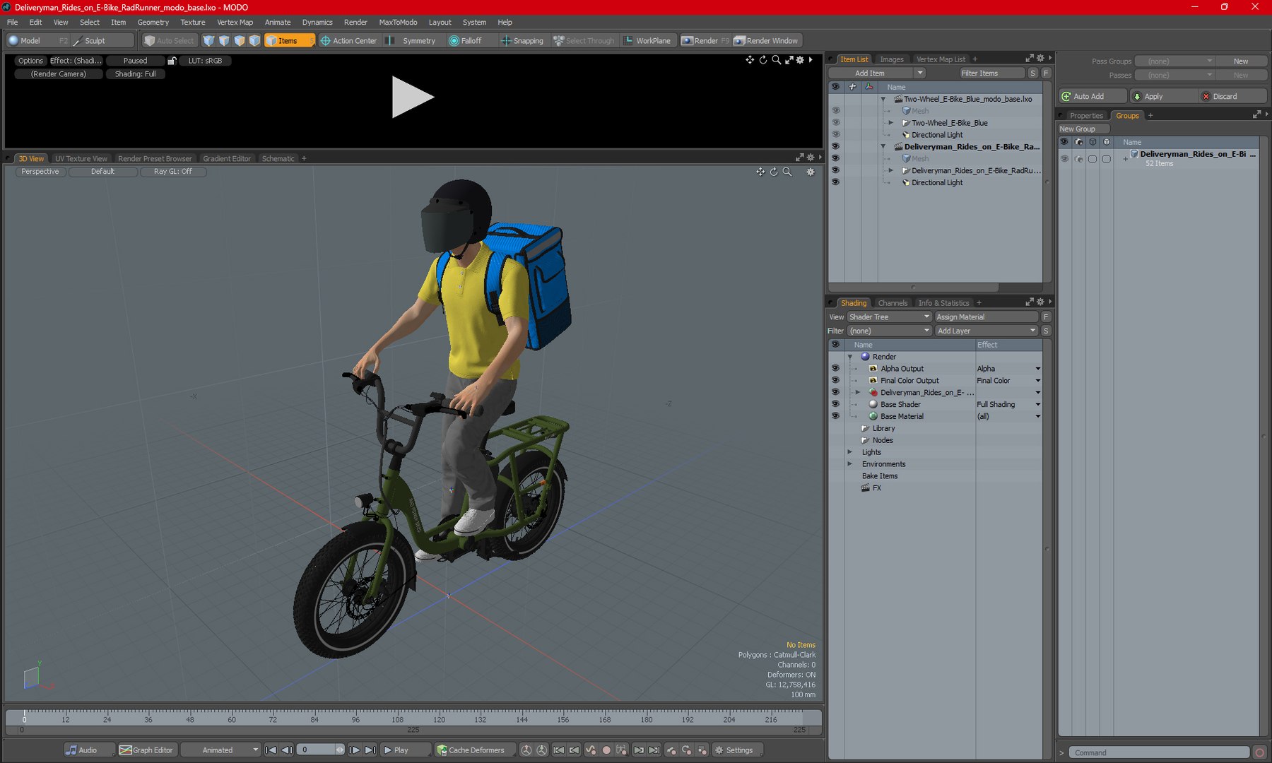 Deliveryman Rides on E-Bike RadRunner 3D model https://p.turbosquid.com/ts-thumb/AQ/ZG0lre/hE/deliverymanridesonebikeradrunner3dmodel041/jpg/1705067845/1920x1080/fit_q87/99a30d574e814e0f4a62ab09aa0e863bd4a854c0/deliverymanridesonebikeradrunner3dmodel041.jpg