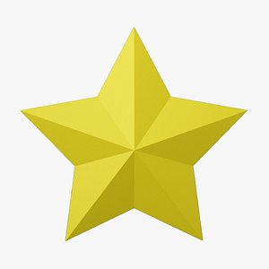 3D model Gold Star