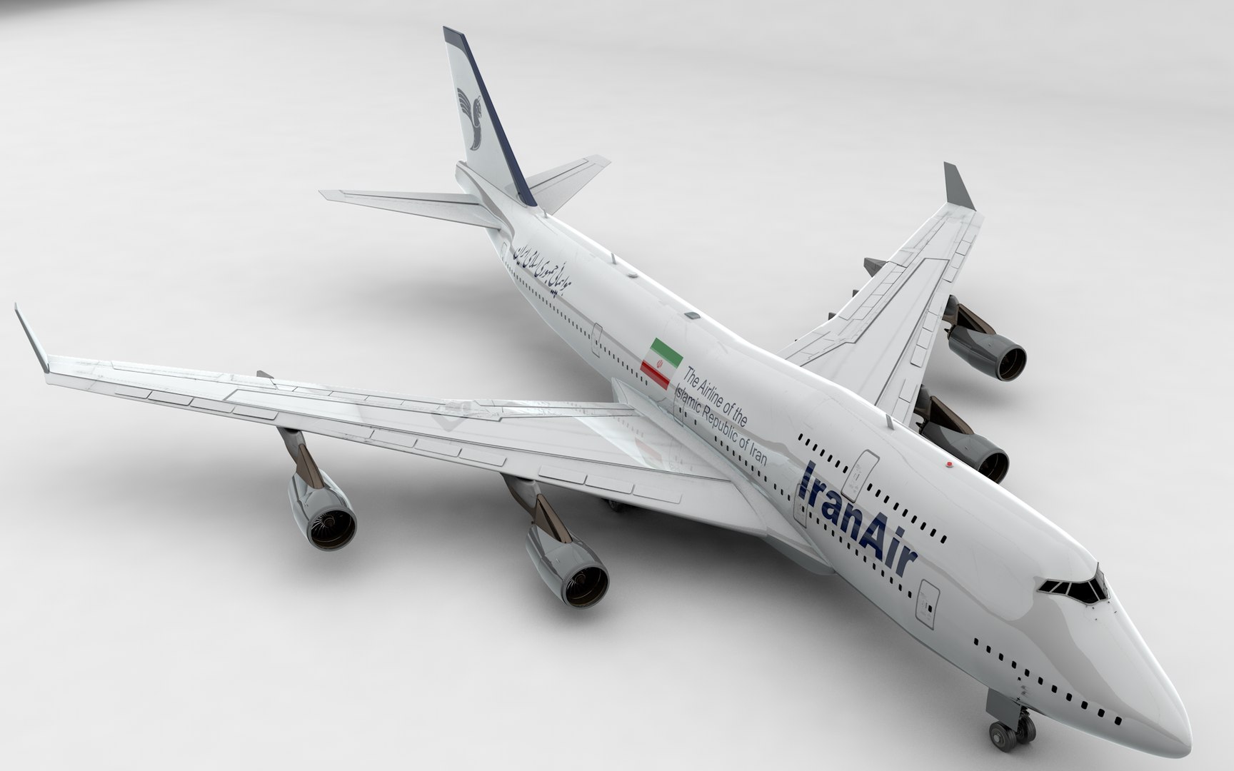 IranAir ボーイング747 模型 1/400 ScaleModelStore.com :: NG Models 1:400 - 07042 - Iran Air