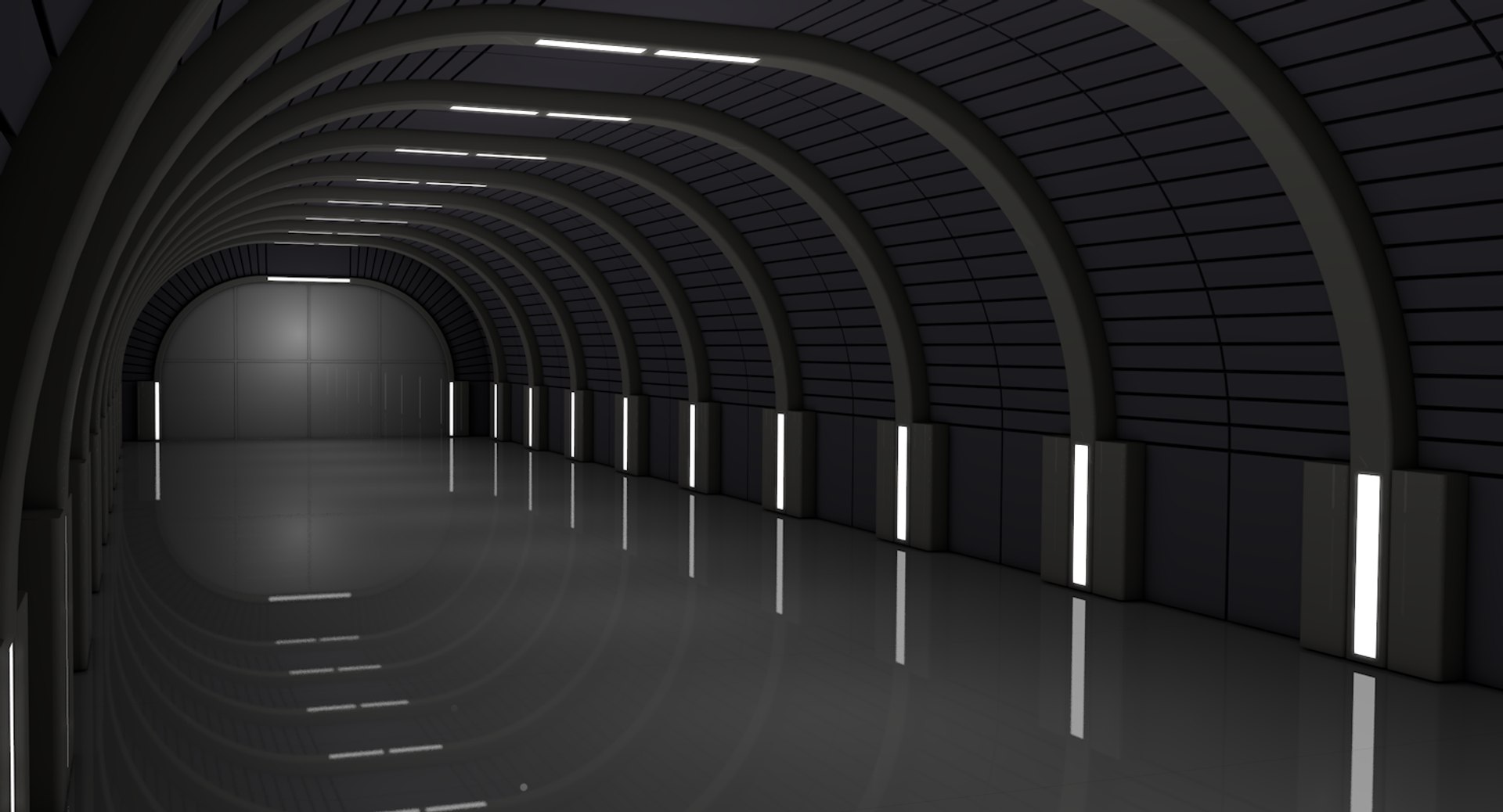 Underground Tunnel 3D - TurboSquid 1797515
