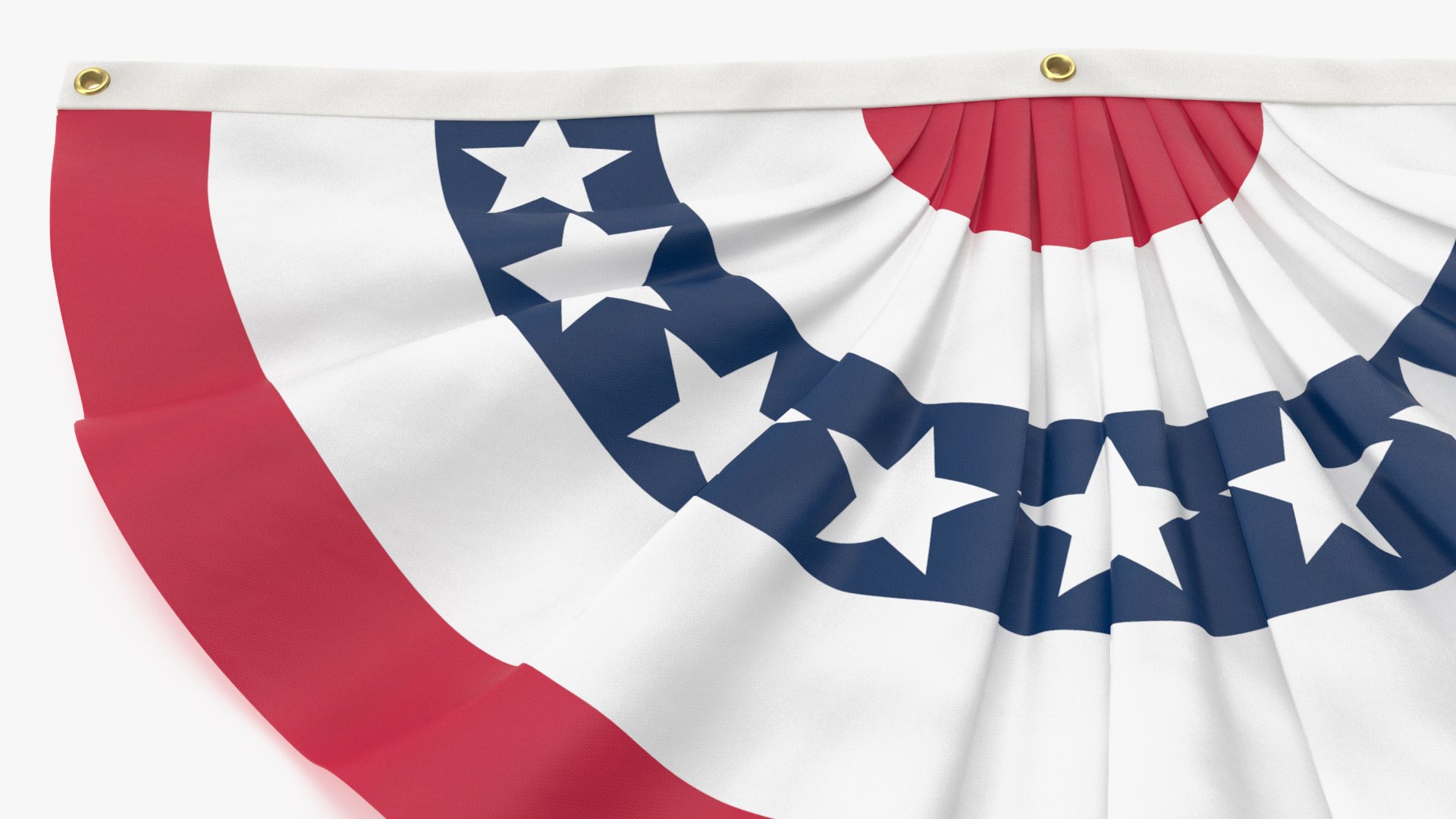 3D United States Flag Bunting Model - TurboSquid 2117242