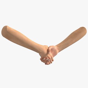 Handshake Gesture Emoji 3D Model $19 - .3ds .blend .c4d .fbx .max