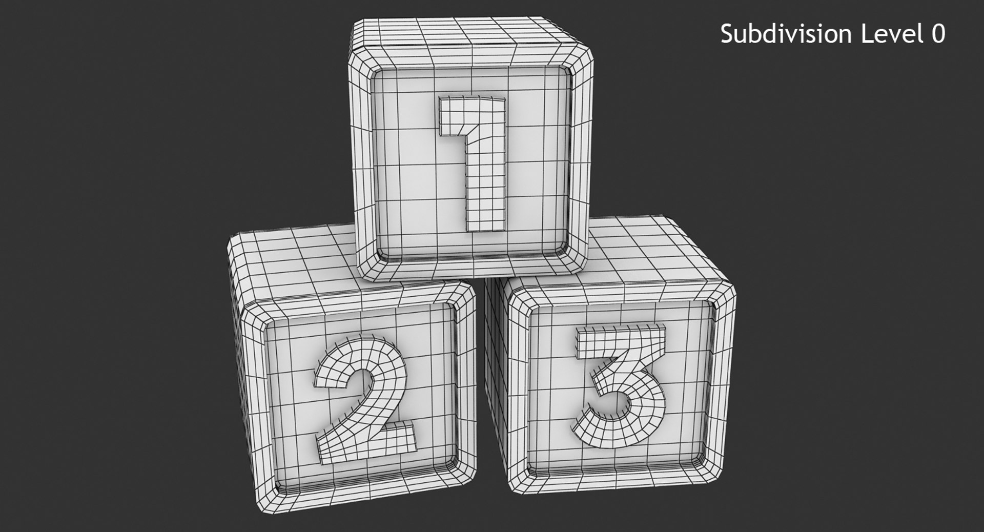 123 Blocks Model - TurboSquid 1281004