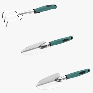 3D Gardening Set Type 02 Clean and Dirty