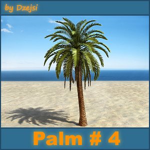 palm tree 3d obj